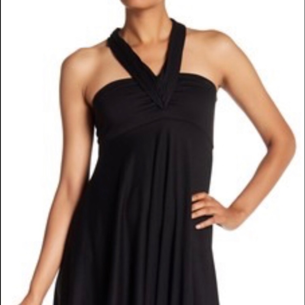 Convertible maxi dress/skirt with adjustable wrap